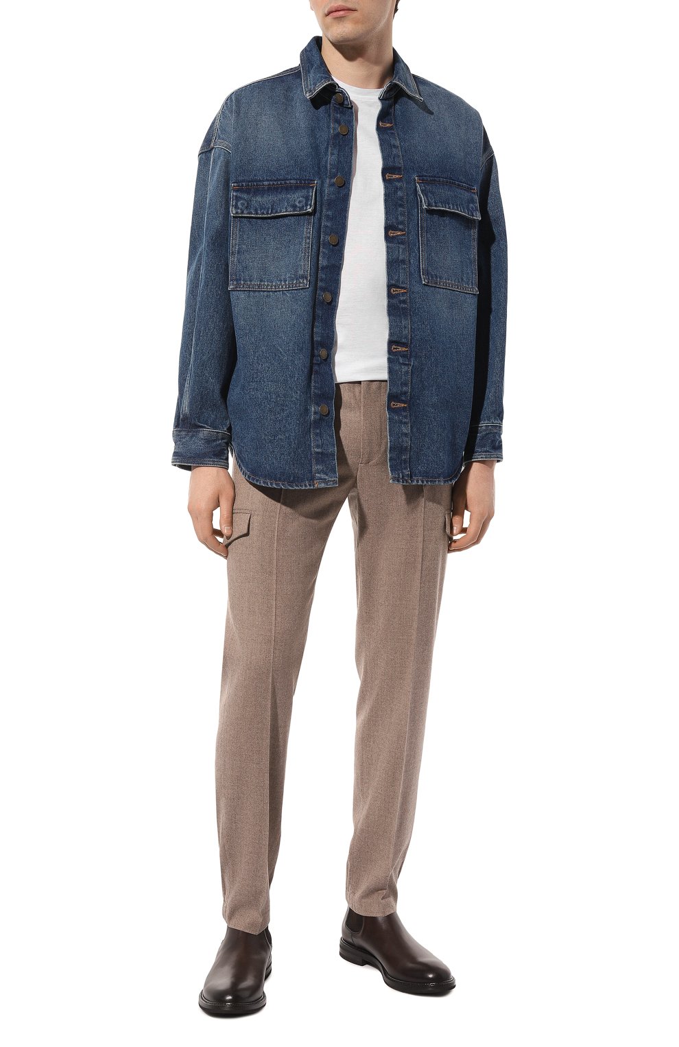 Шерстяные брюки-карго STEFANO RICCI, арт. M1T3300160/W0002I, фото 2