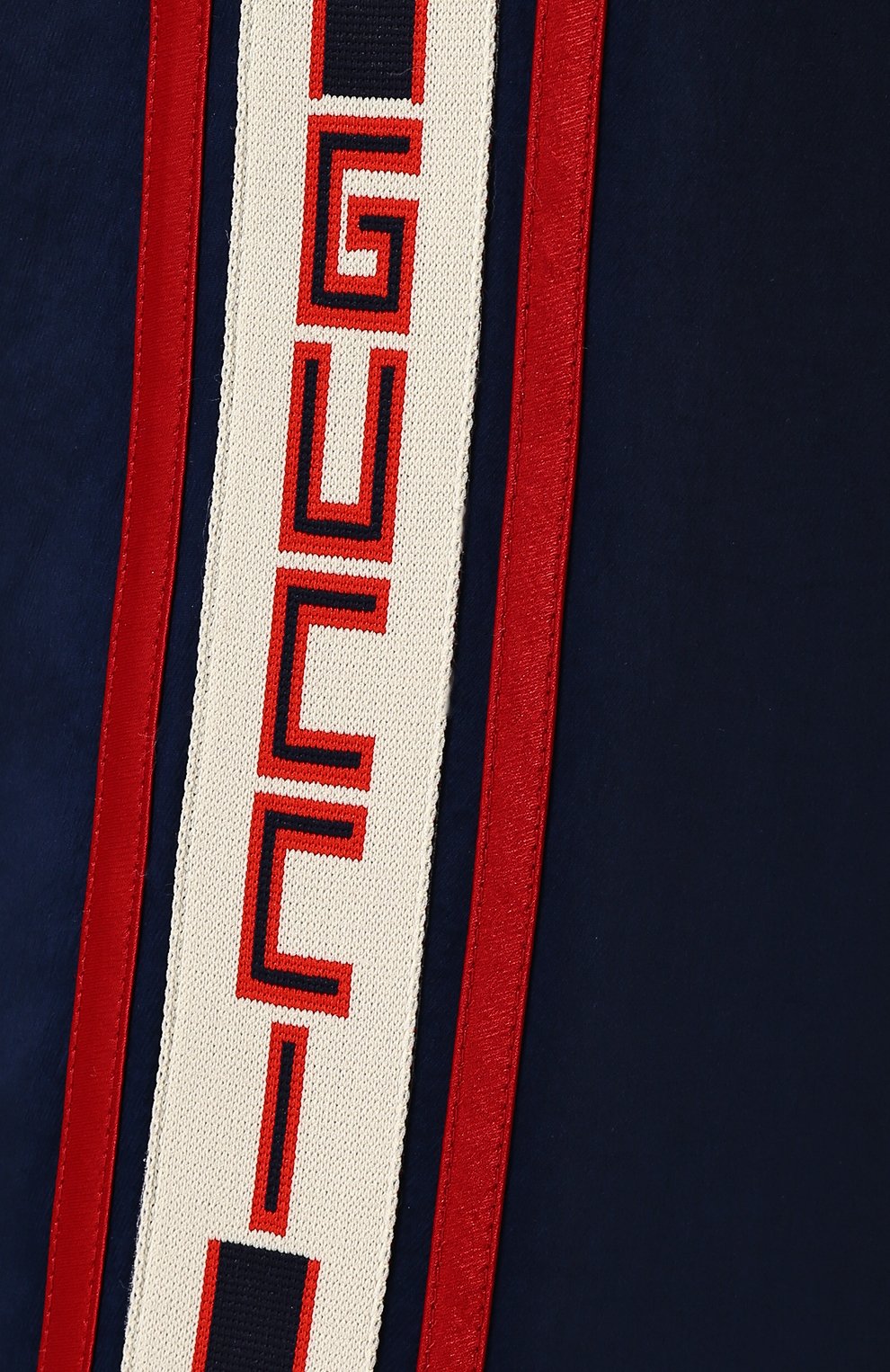 Укороченные брюки прямого кроя с контрастными лампасами GUCCI, арт. 495697/Z791A, фото 5