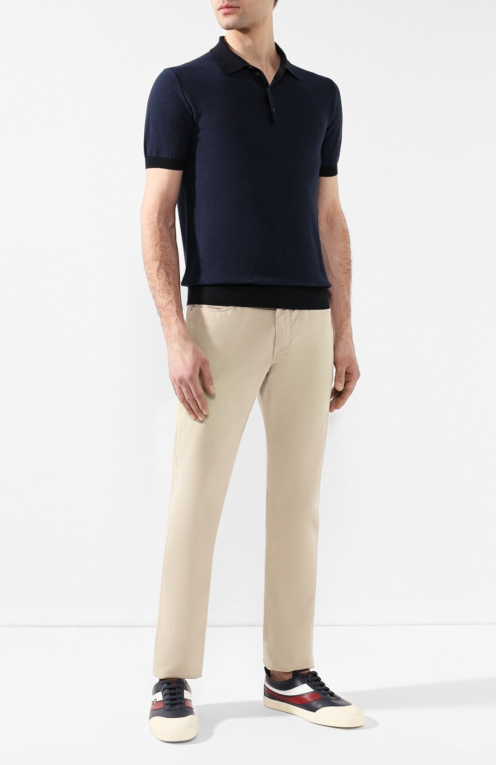 Хлопковое поло PAL ZILERI, арт. 03M0X303---54779, фото 2