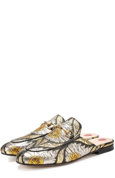 Текстильные сабо princetown с вышивкой GUCCI, арт. 432773/K6T30, фото 1