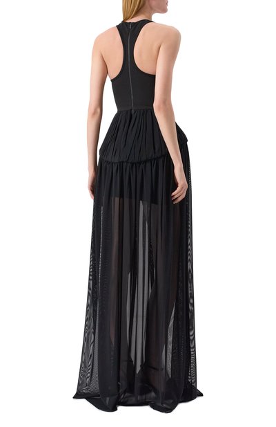 Платье DAVID KOMA черного цвета по цене 236500 руб., арт. RE25DK02DL, фото 4 Платье DAVID KOMA, арт. RE25DK02DL, фото 4