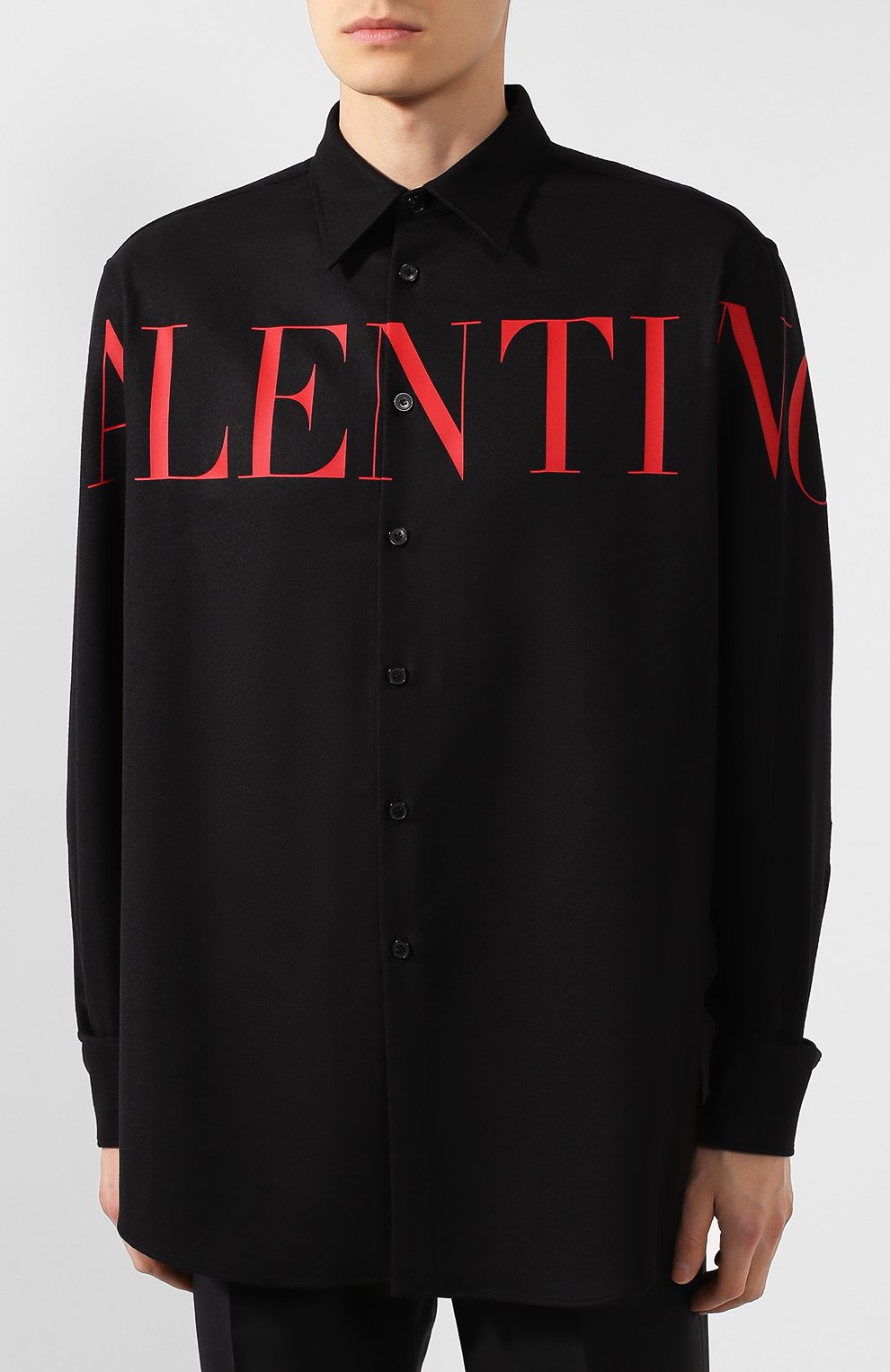 Шерстяная рубашка VALENTINO, арт. SV0ABD005M9, фото 3