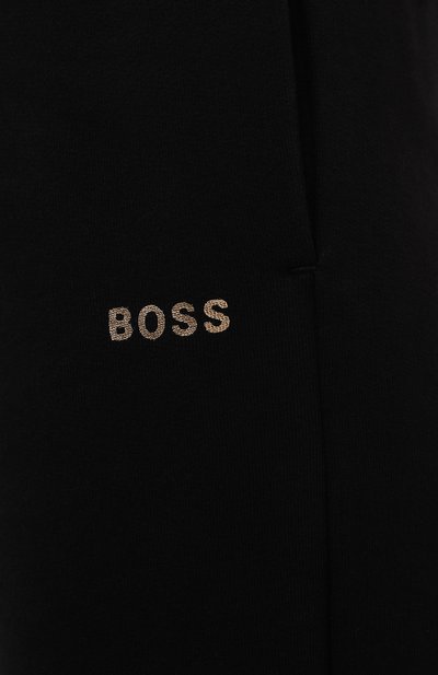 Хлопковые брюки BOSS черного цвета по цене 15150 руб., арт. 50461955, фото 5 Хлопковые брюки BOSS, арт. 50461955, фото 5