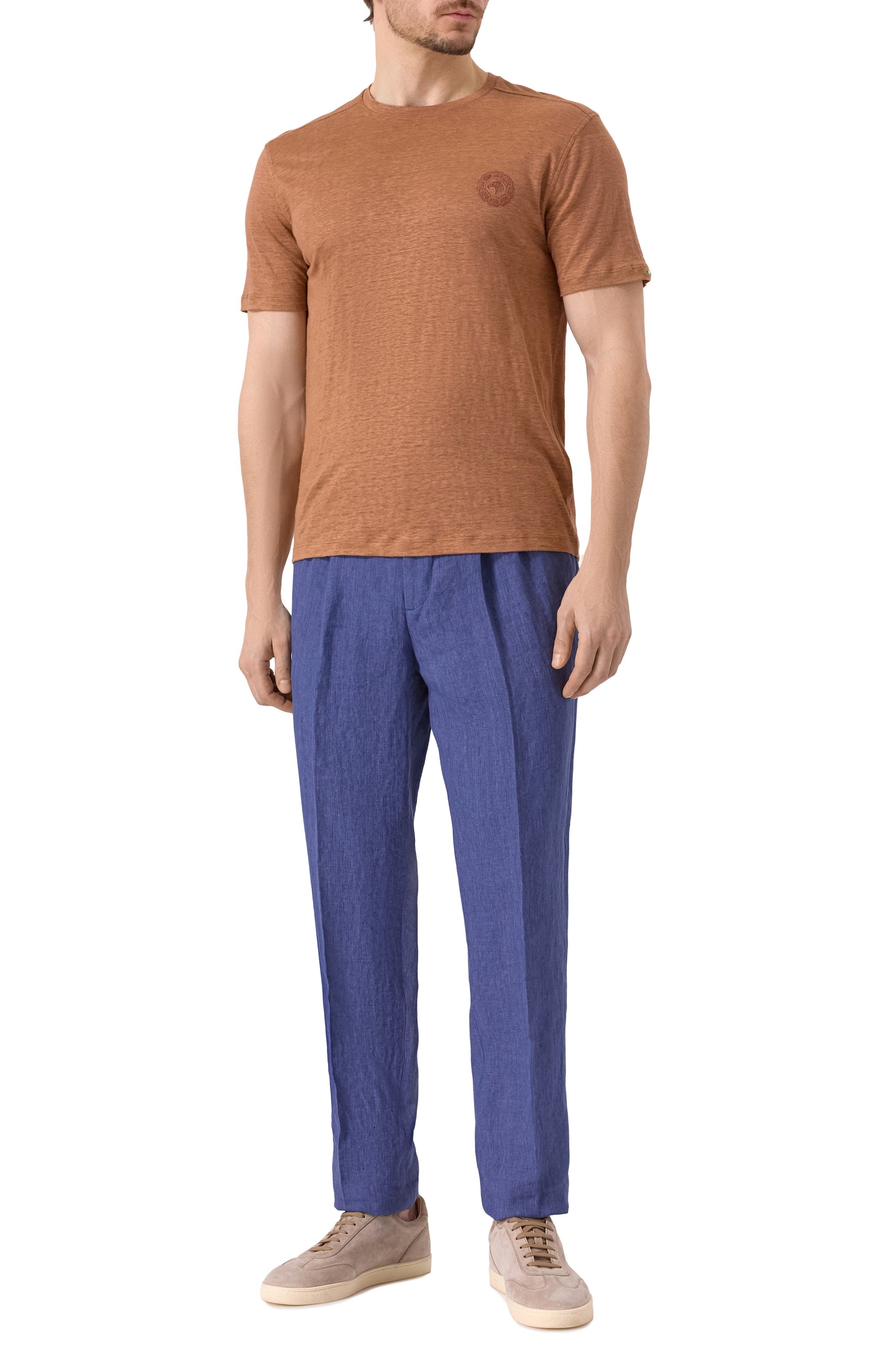 Льняная футболка STEFANO RICCI, арт. MNH5204460/LN, фото 2