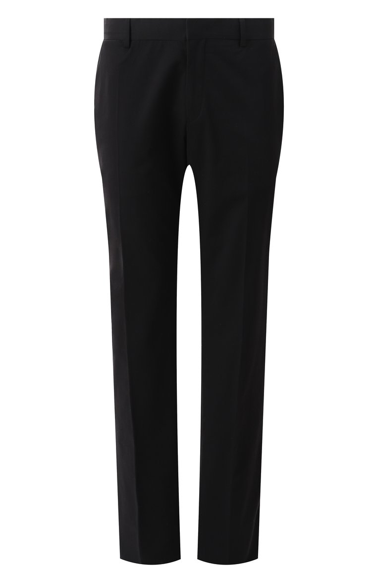 Мужские хлопковые брюки ZEGNA черного цвета, арт. E8I03/TR14 | Фото 1 (Длина (брюки, джинсы): Стандартные; Материал внешний: Хлопок; Силуэт М (брюки): Чиносы; Случай: Повседневный; Стили: Кэжуэл; Автоматизация состава: Проставлено; Автоматизация ТО: Проставлено)
