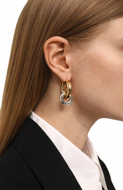 Серьги со съемной частью JIL SANDER, арт. J56VG0002 J12003/G0LD, фото 2