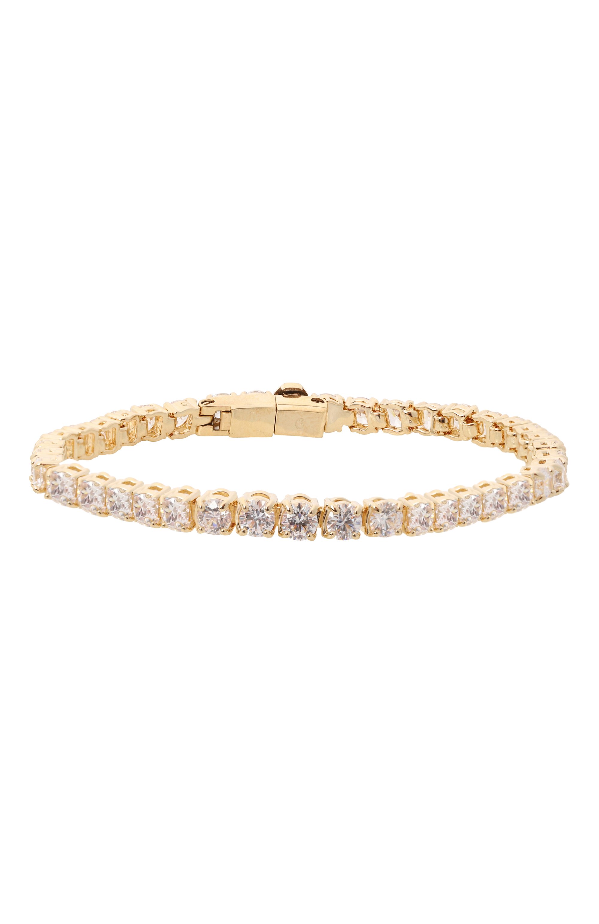 Браслет matrix tennis SWAROVSKI золотого цвета по цене 33900 руб., арт. 5657665, фото 1 Браслет matrix tennis SWAROVSKI, арт. 5657665, фото 1
