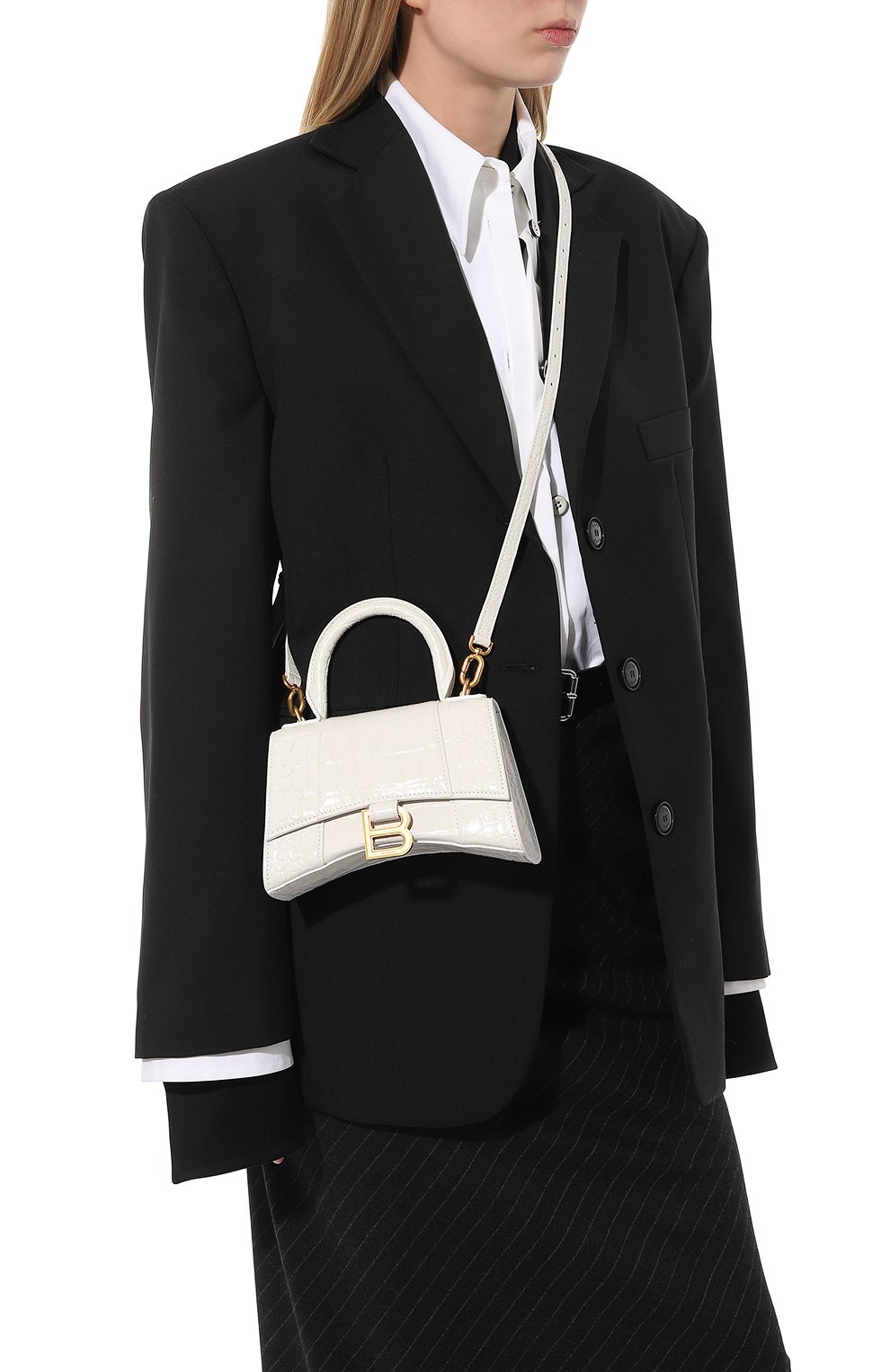 Сумка hourglass xs BALENCIAGA, арт. 592833/1LRGM, фото 2