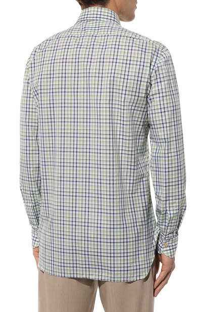 Хлопковая рубашка KITON, арт. UCIH08879, фото 4