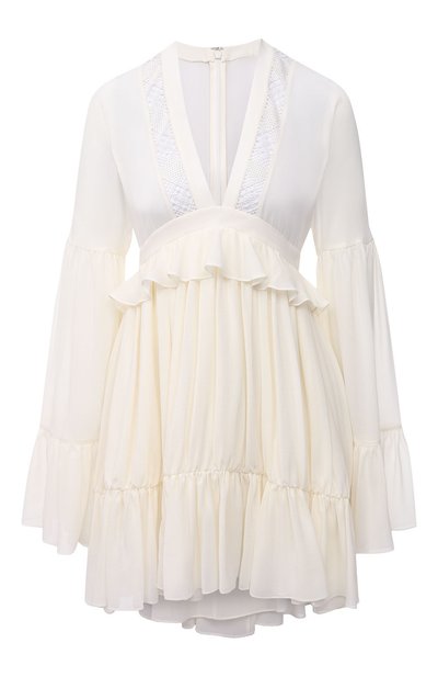 Шелковое платье SAINT LAURENT, арт. 644222/Y3C07, фото 1