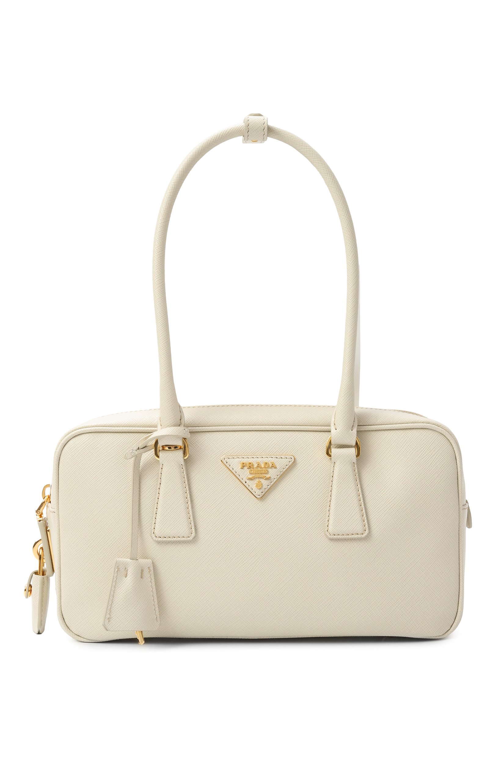 Сумка PRADA кремового цвета по цене 431000 руб., арт. 1BB130/NZV, фото 1 Сумка PRADA, арт. 1BB130/NZV, фото 1