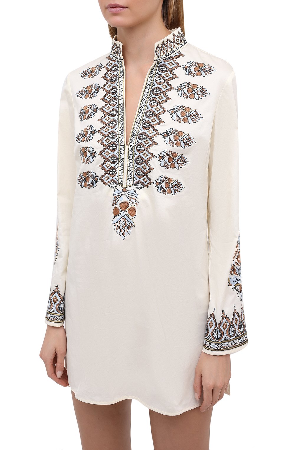 Хлопковая туника TORY BURCH, арт. 87518, фото 3