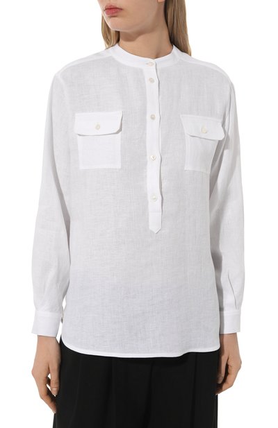 Льняная рубашка KITON, арт. D55448H08838, фото 3