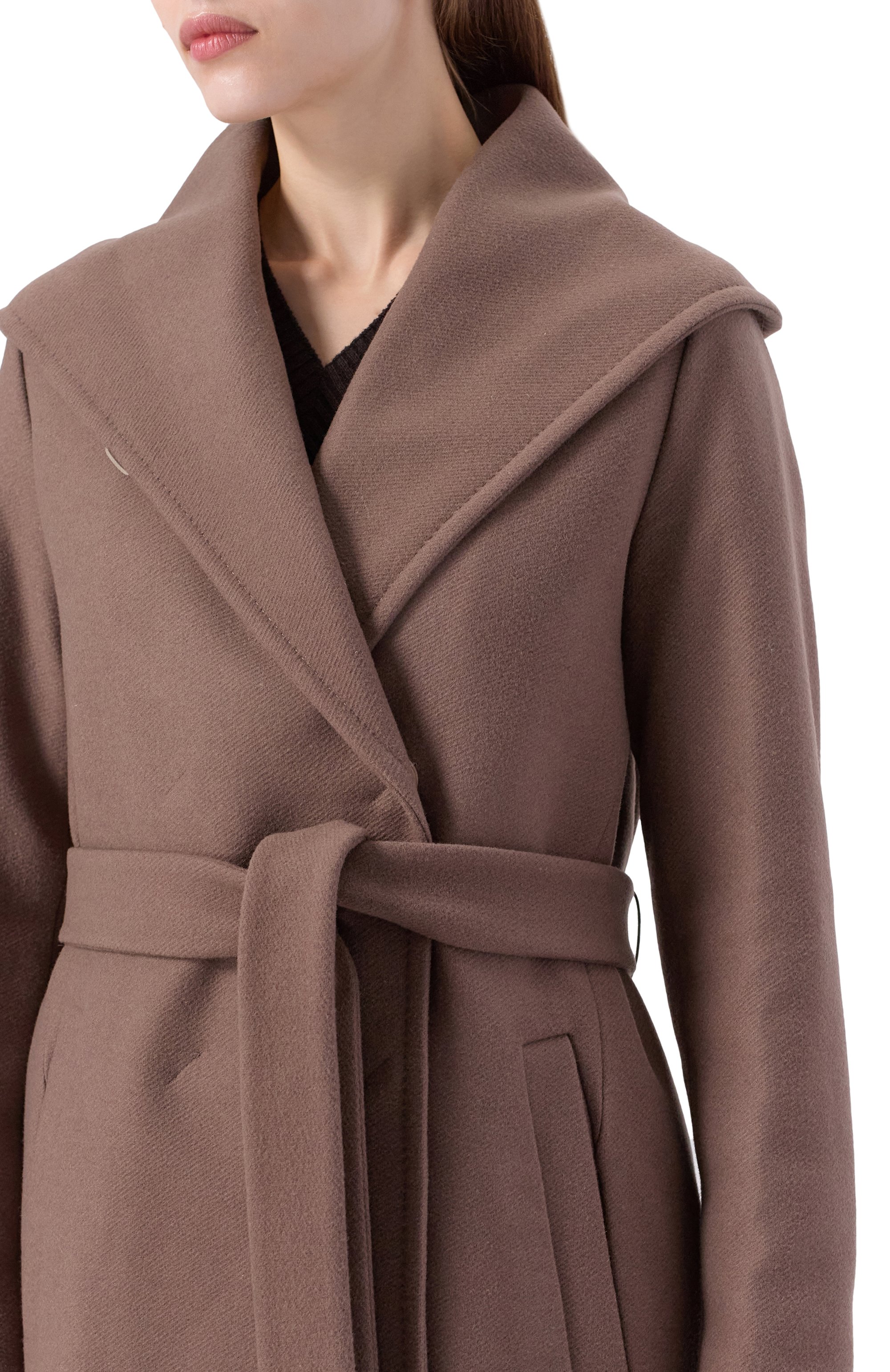 Шерстяное пальто HERNO, арт. CA000612D/39601, фото 5