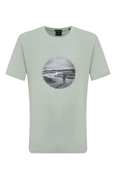 Мужская хлопковая футболка BOSS GREEN, арт. 50537847