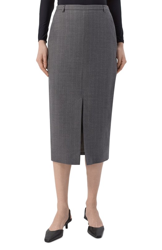 Шерстяная юбка Windsor 52 DR637 10018353/30049196 Серый  52 DR637 10018353/30049196 Фото 3