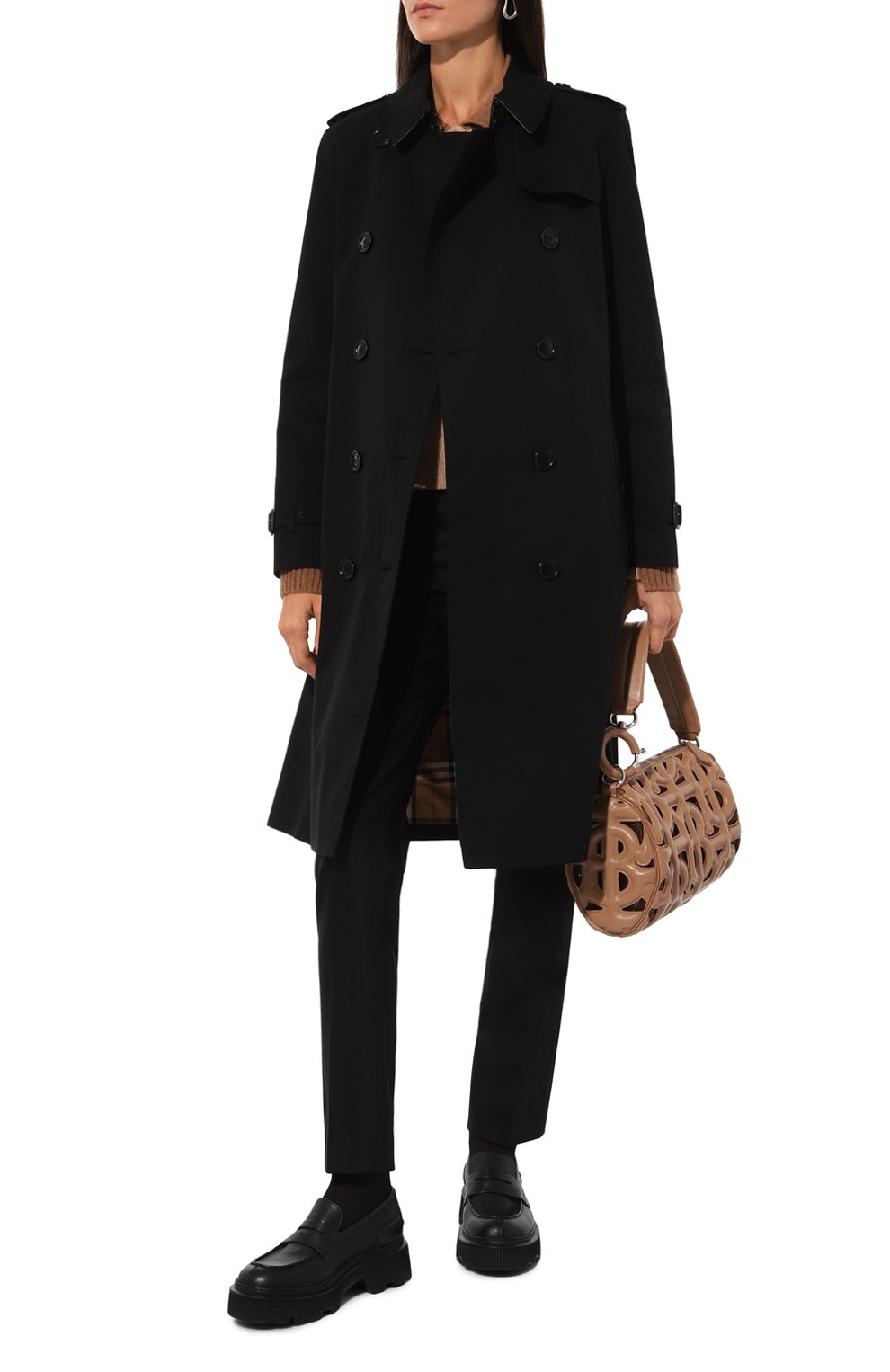 Кожаные пенни-лоферы SANTONI, арт. WUCG71043NERRAIY, фото 2