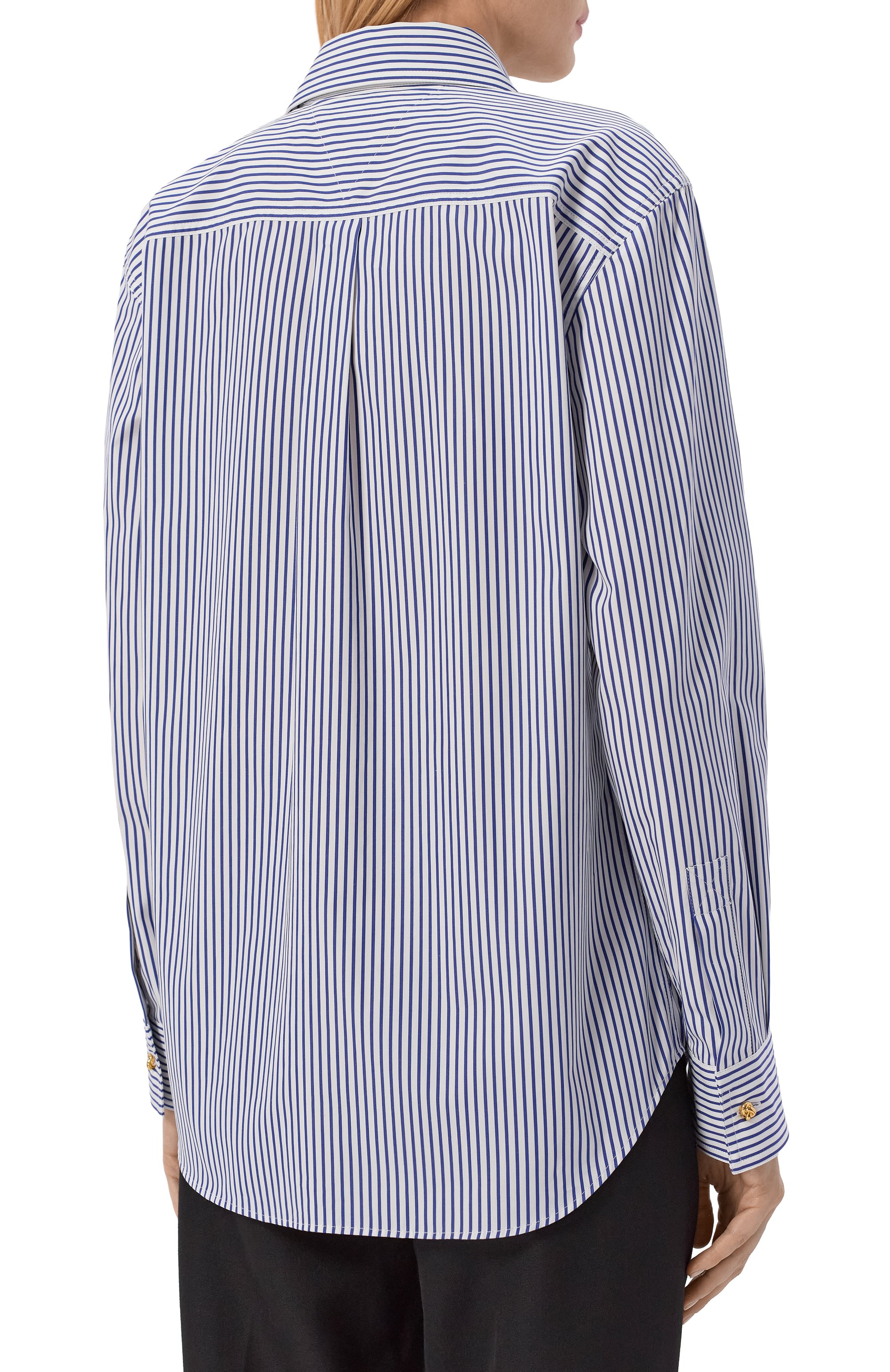 Хлопковая рубашка BOTTEGA VENETA, арт. 838420/V2FB0, фото 4