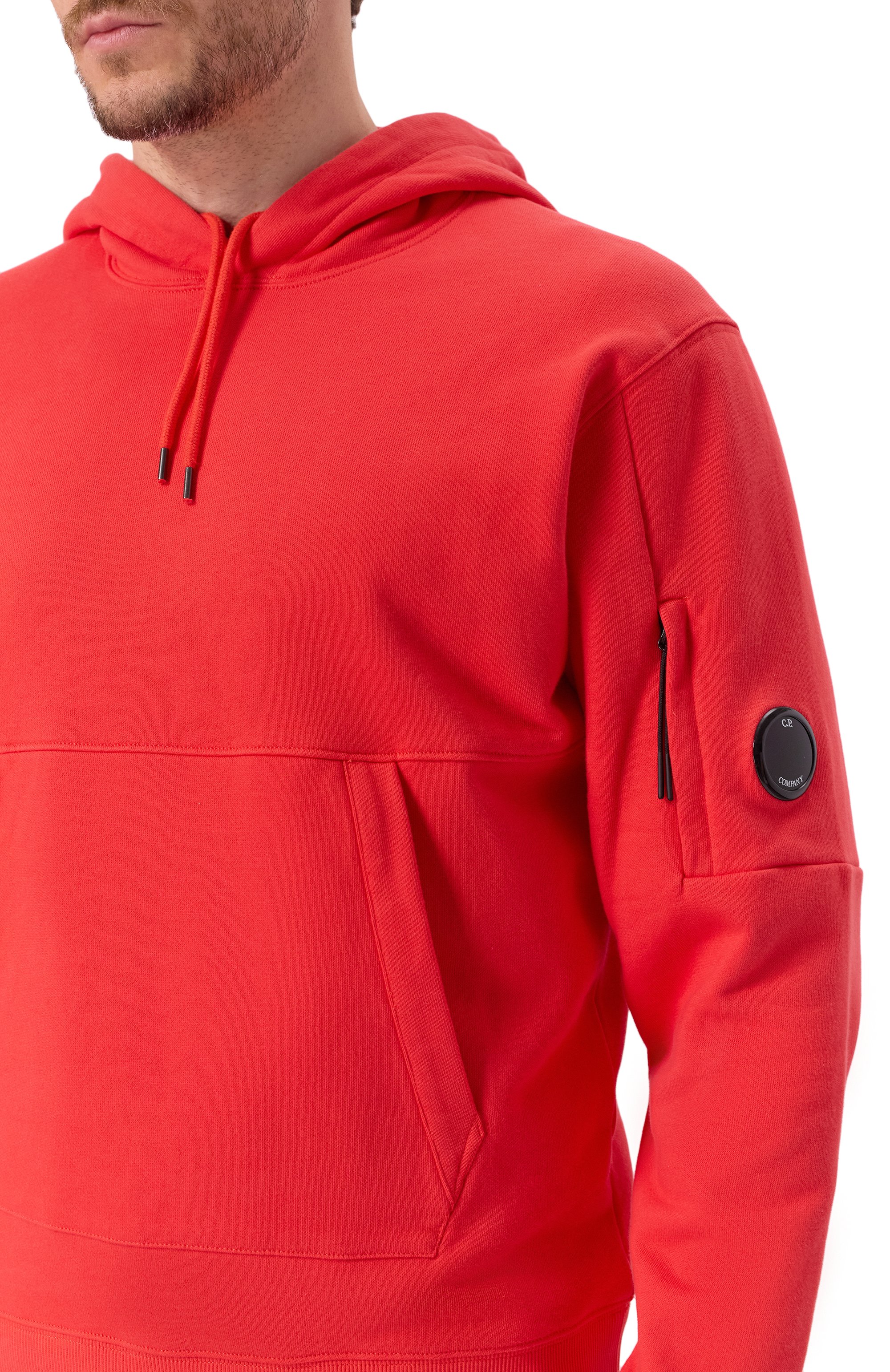 Хлопковое худи C.P. COMPANY, арт. 18CMSS024A005086W, фото 5
