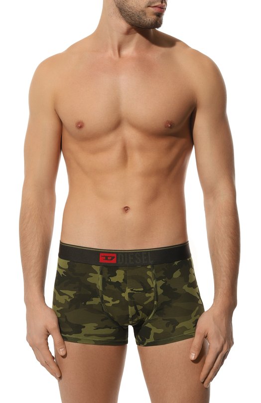 Комплект из двух боксеров Diesel 00SMKX/0WCAS Хаки  00SMKX/0WCAS Фото 4