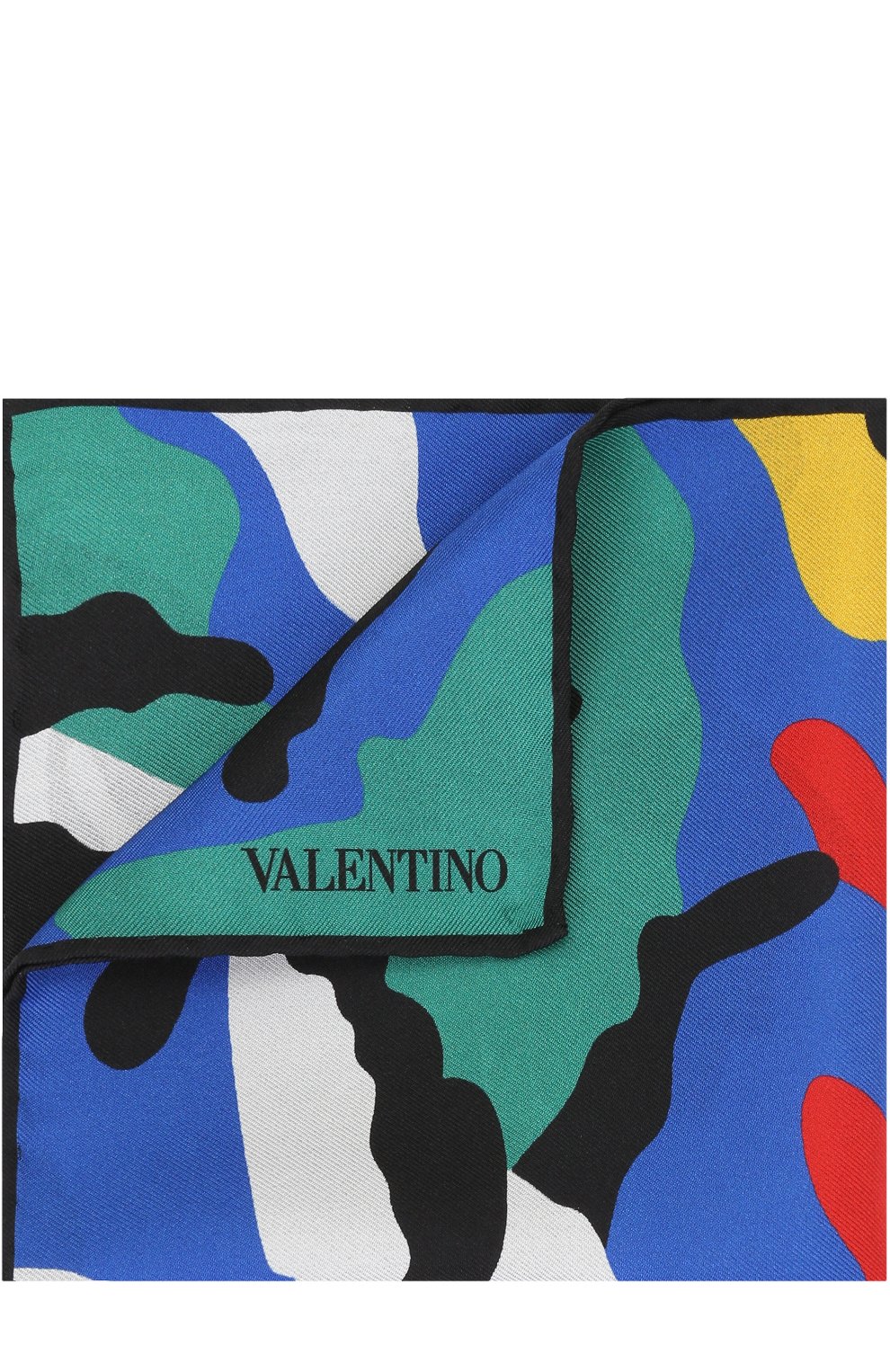 Шелковый платок с камуфляжным принтом VALENTINO, арт. NU2EX002/CSE, фото 2