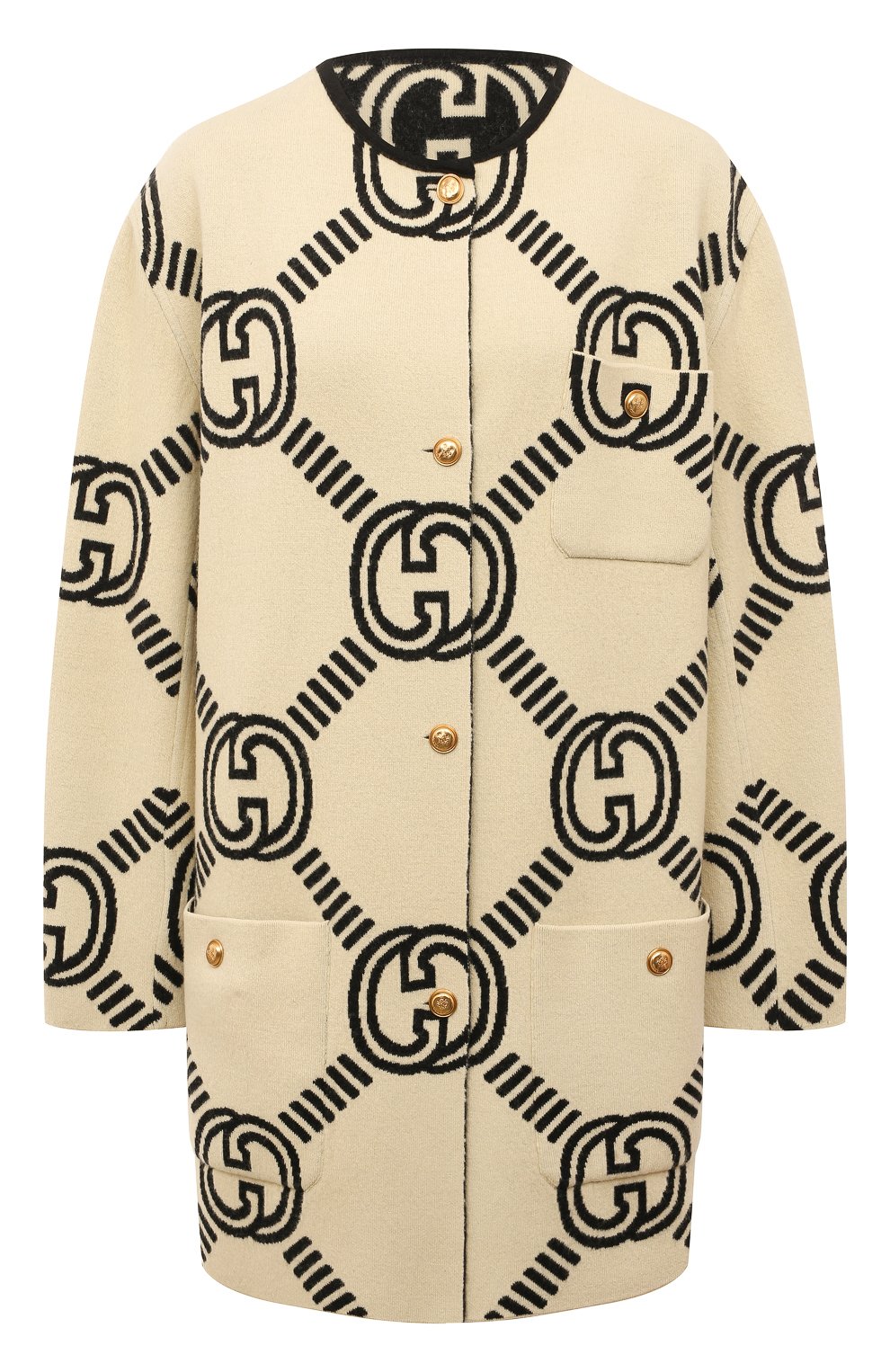 Двусторонний кардиган из шерсти GUCCI, арт. 678318 XKB5T, фото 1