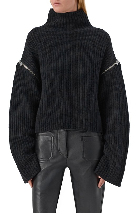 Кашемировый свитер Jacob Lee WCS2037AW25B Чёрный  WCS2037AW25B Фото 3