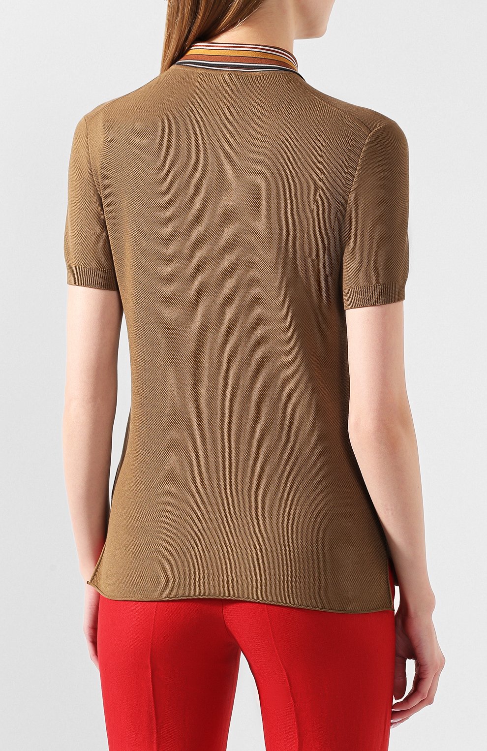 Поло из смеси шелка и хлопка LORO PIANA, арт. FAL1362, фото 4