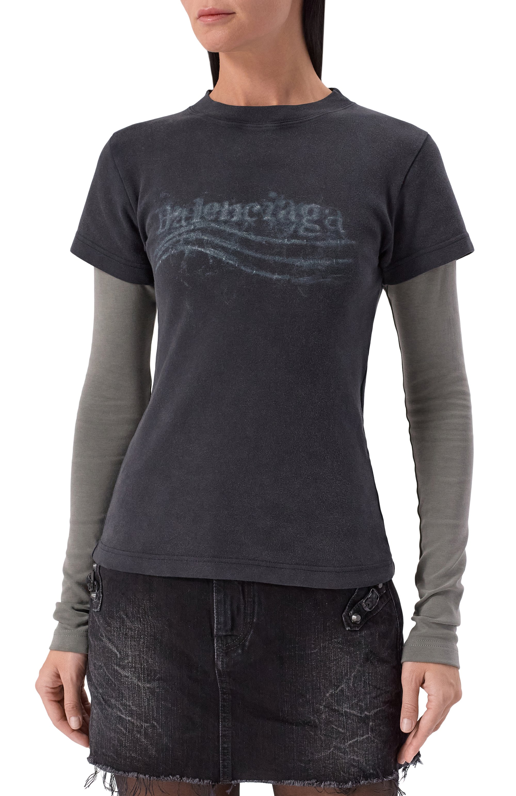 Хлопковый лонгслив BALENCIAGA, арт. 809262/TTVE1, фото 3