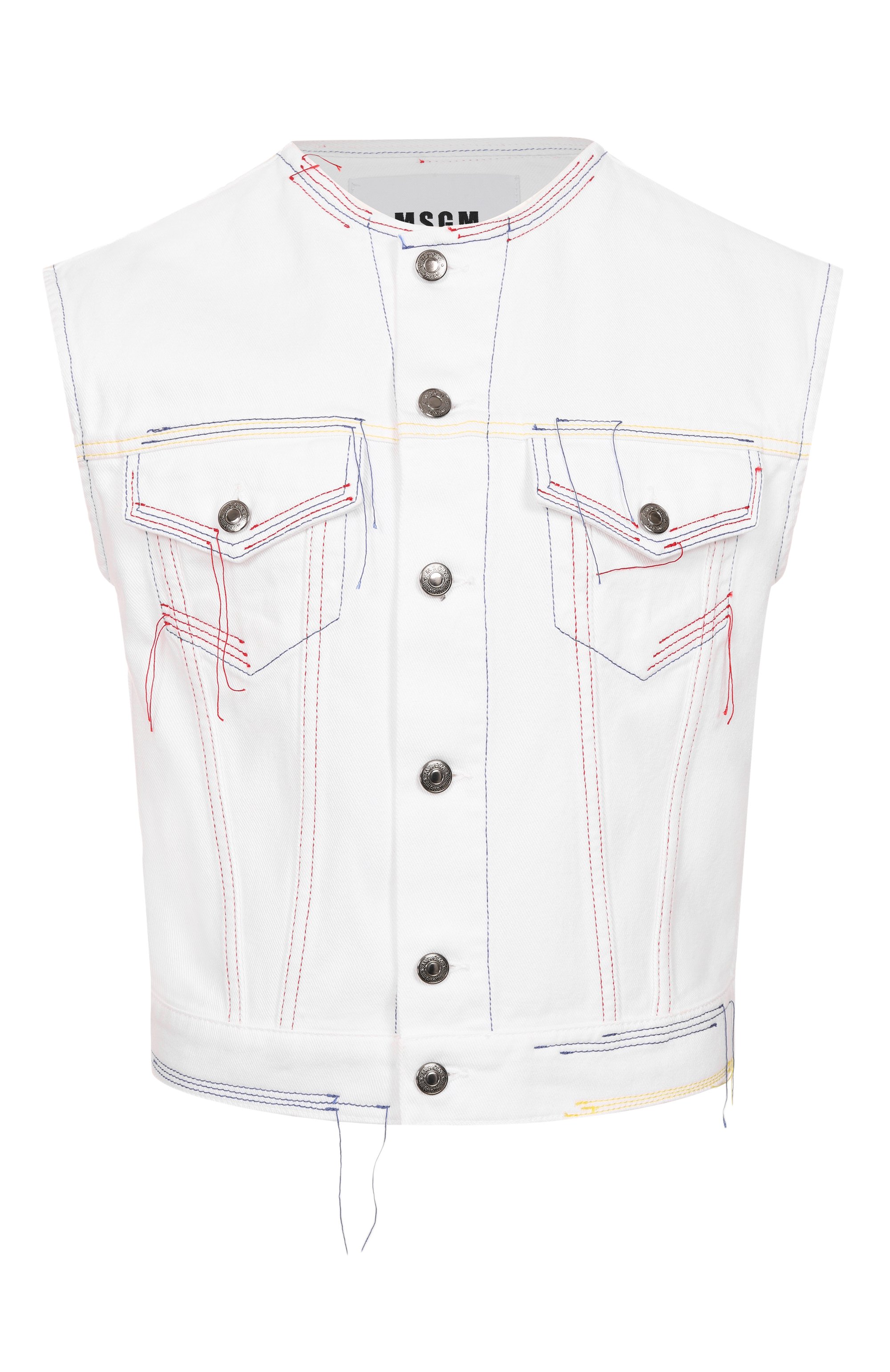 Джинсовый жилет MSGM, арт. 3842MDH230/257241, фото 1