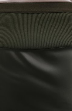 Женская юбка RICK OWENS зеленого цвета, арт. RP02A7334/QLX | Фото 5 (Длина Ж (юбки, платья, шорты): Макси; Материал внешний: Синтетический материал; Женское Кросс-КТ: Юбка-одежда; Стили: Романтичный; Региональные ограничения белый список (Axapta Mercury): Не проставлено)