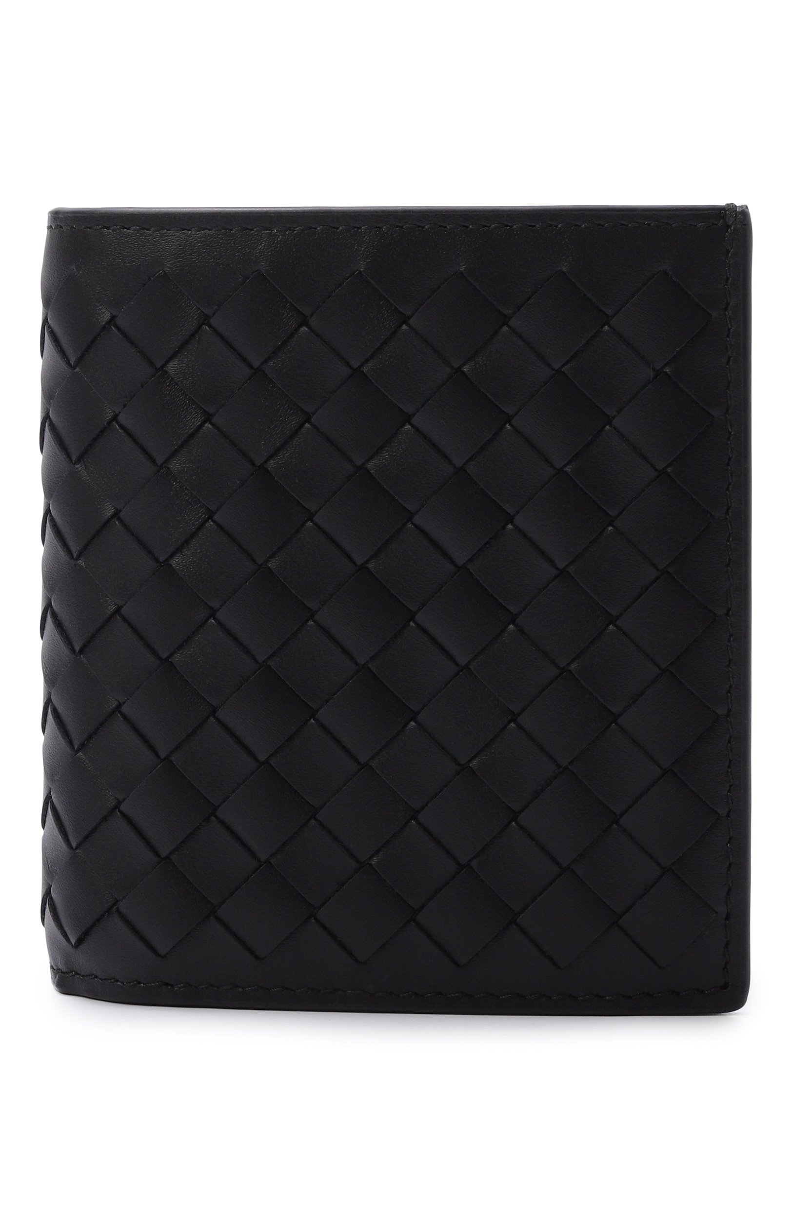 Кожаное портмоне BOTTEGA VENETA черного цвета по цене 69350 руб., арт. 222338/V47W1, фото 1 Кожаное портмоне BOTTEGA VENETA, арт. 222338/V47W1, фото 1