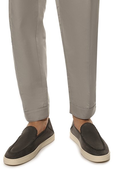 Замшевые лоферы GIORGIO ARMANI, арт. X2X141/XM968, фото 3