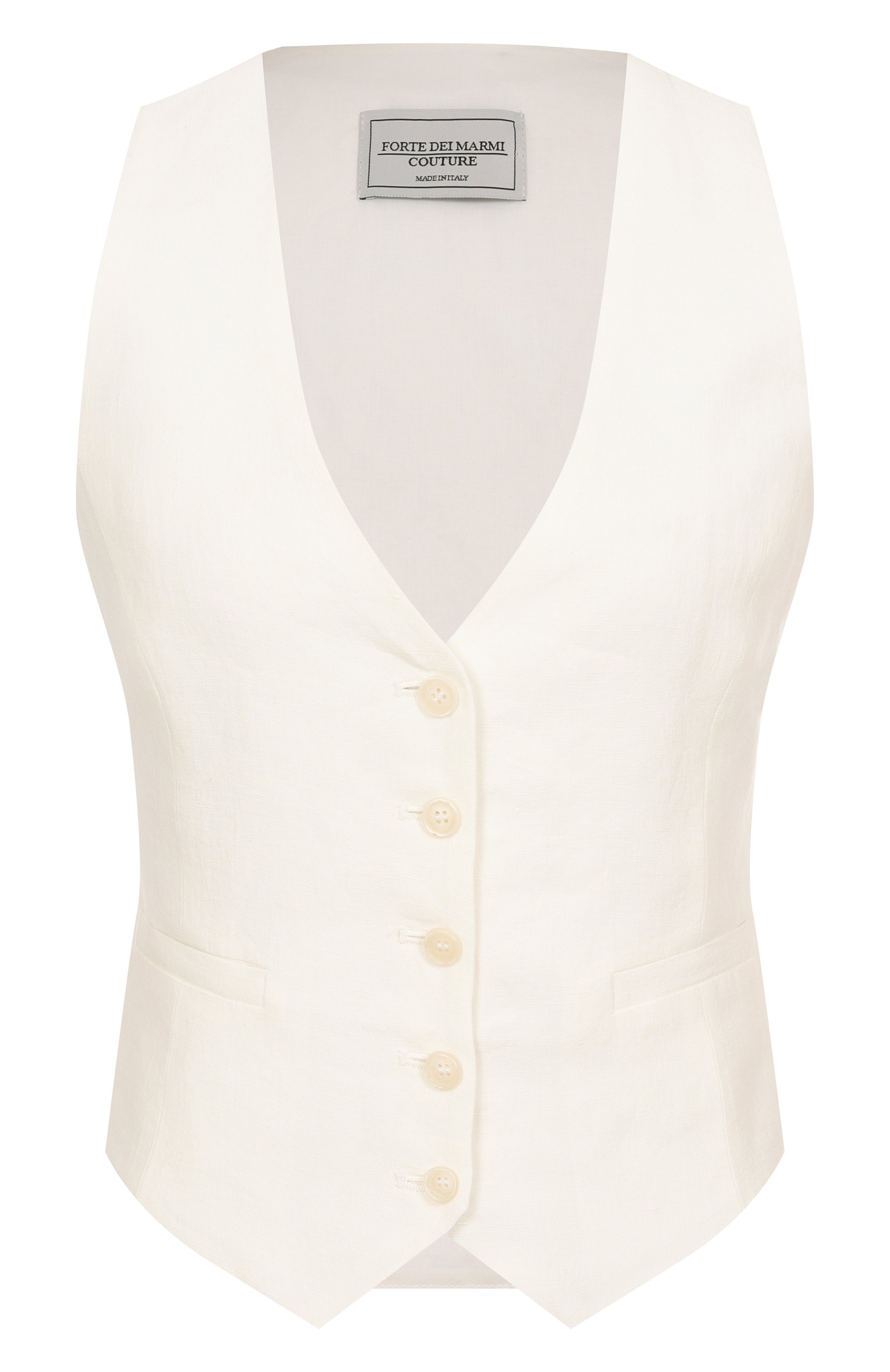 Льняной жилет FORTE DEI MARMI COUTURE, арт. 24SF1431, фото 1