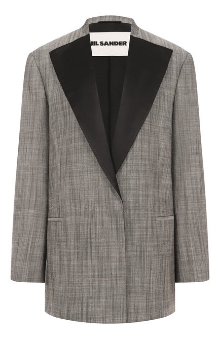 Женский жакет из шелка и шерсти JIL SANDER, арт. J02BN0222/J55079