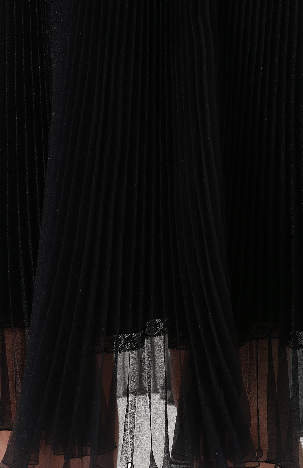 Однотонная плиссированная юбка-миди PRADA, арт. P147N-1QLQ-F0002, фото 5