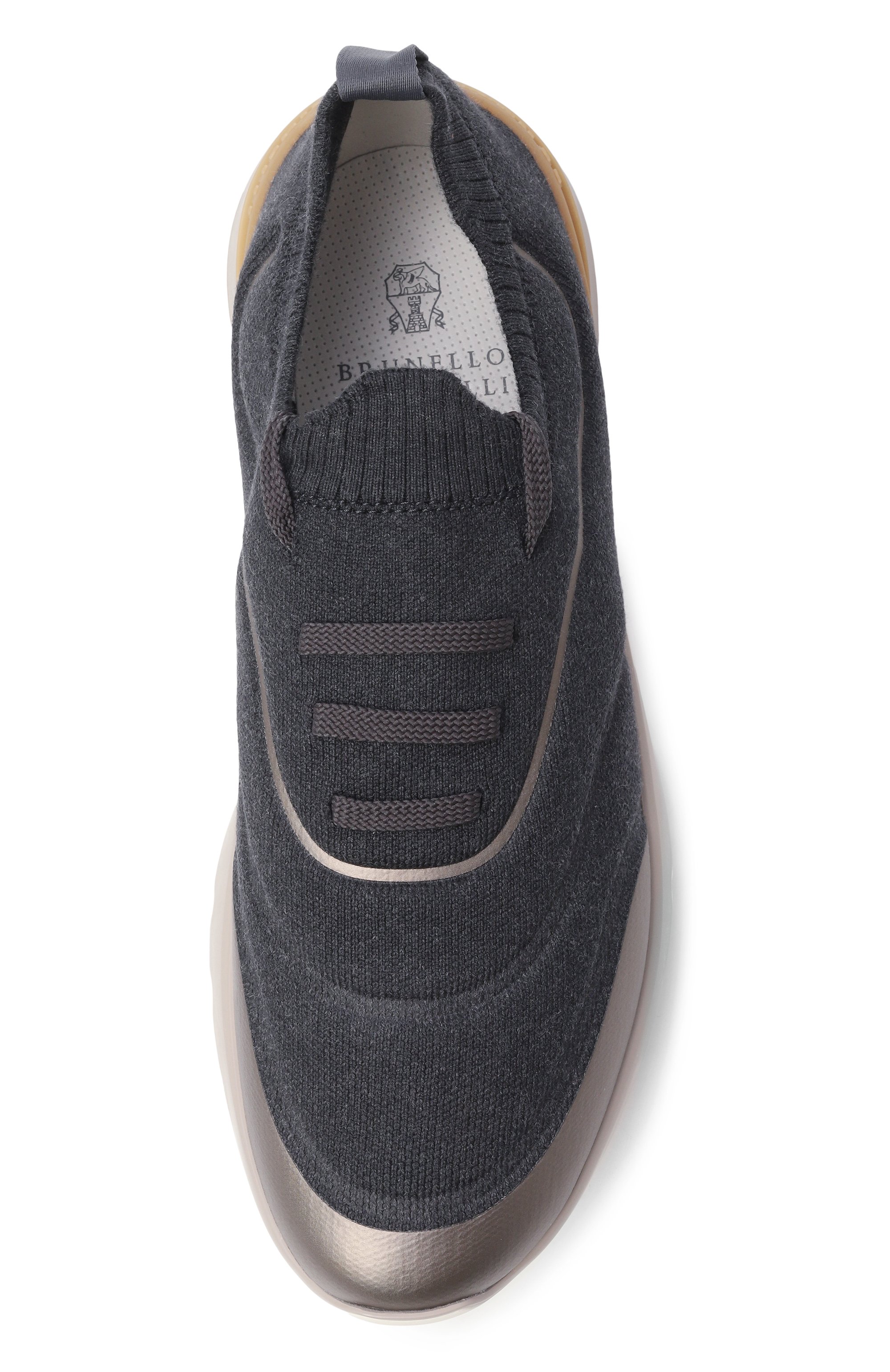 Текстильные кроссовки BRUNELLO CUCINELLI, арт. MZUAUF0340, фото 6