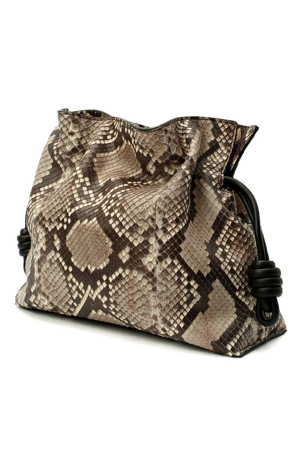 Клатч flamenco из кожи питона LOEWE, арт. A411FC1X19/PRET, фото 2