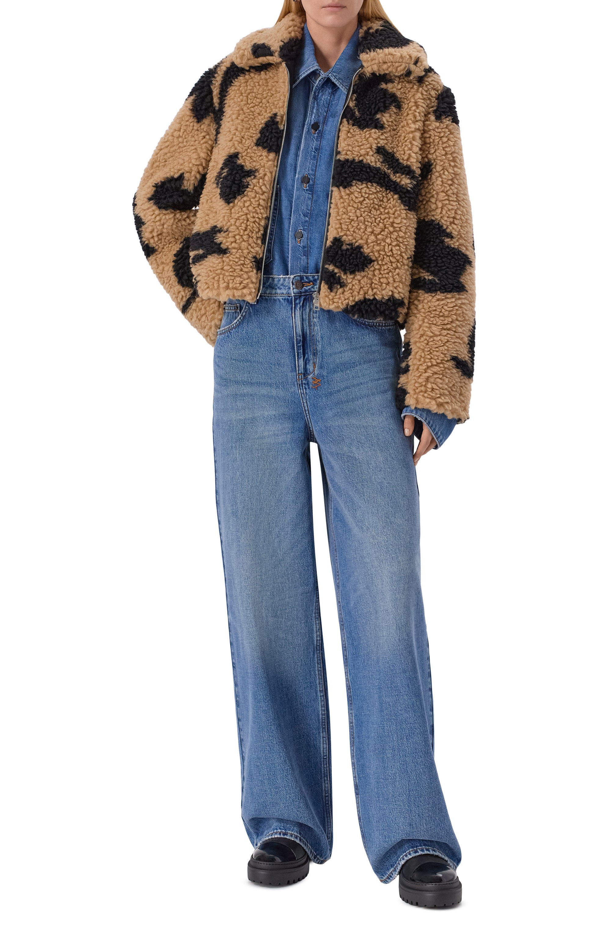 Куртка из экомеха MSGM, арт. 3941MDH24/257650, фото 2