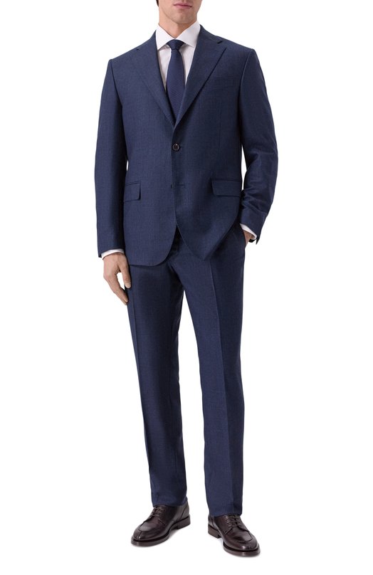 Шерстяной костюм Corneliani 266008-2617309_SET Синий 266008-2617309_SET