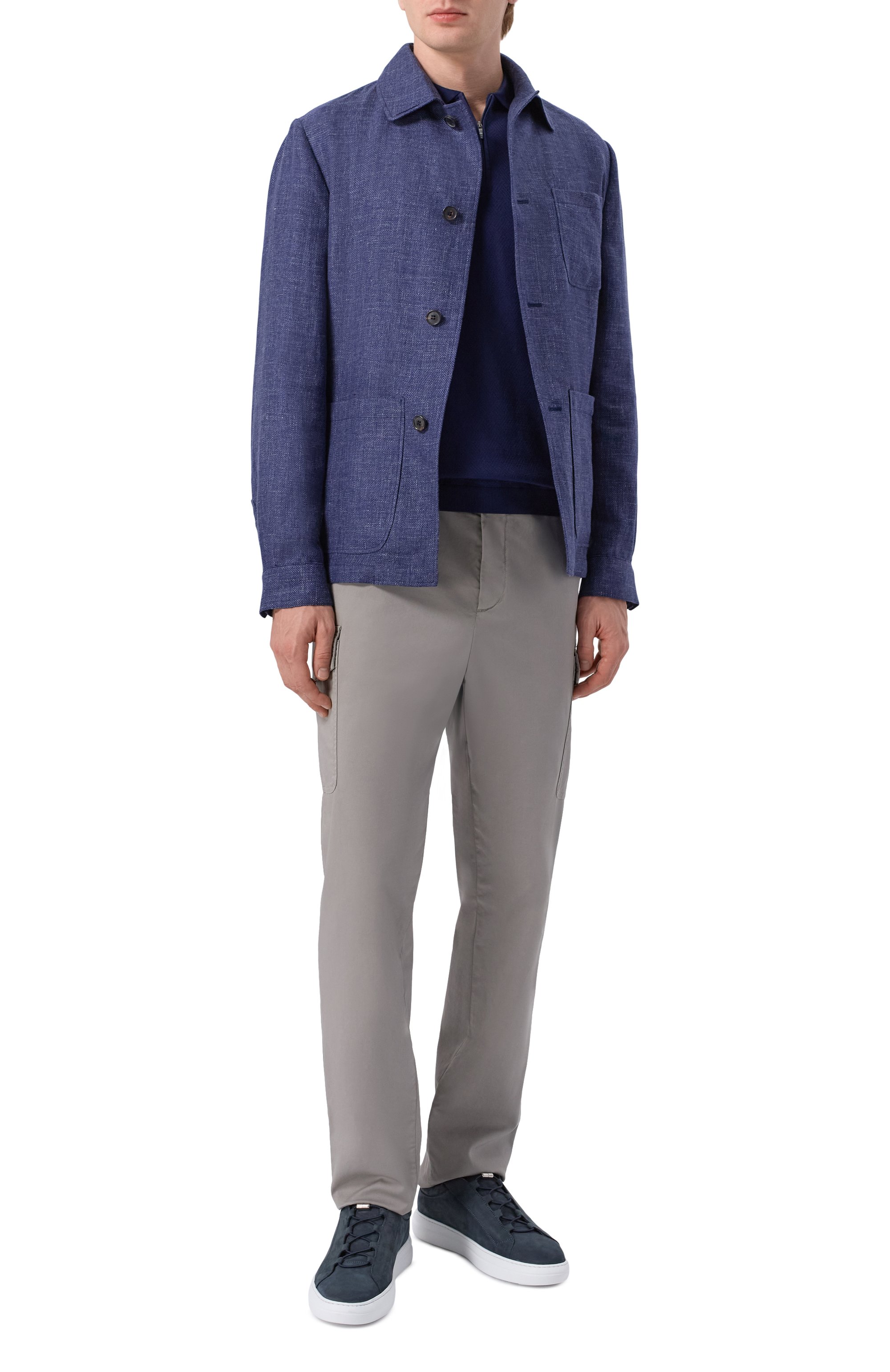 Замшевые кеды CORNELIANI, арт. 27TM63/2720947, фото 2