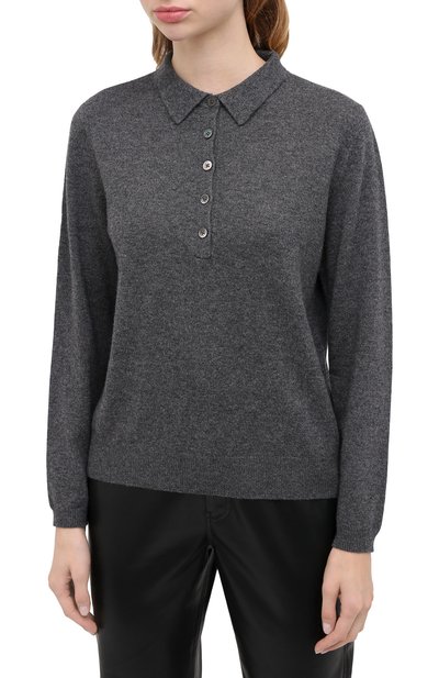 Кашемировое поло ADDICTED темно-серого цвета по цене 27000 руб., арт. MK921, фото 3 Кашемировое поло ADDICTED, арт. MK921, фото 3