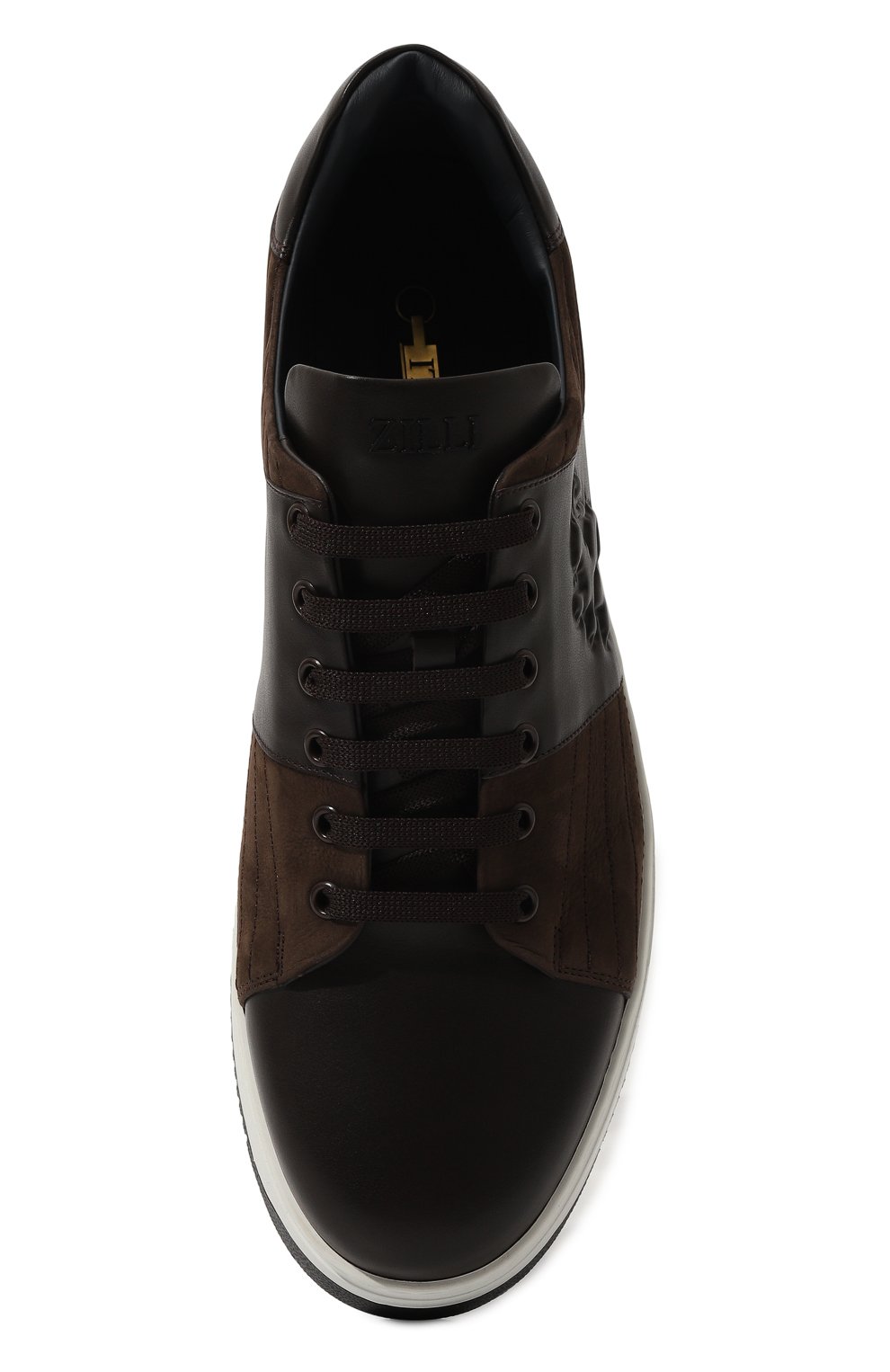 Кожаные кеды ZILLI, арт. H0001AM1013VSHB01, фото 6