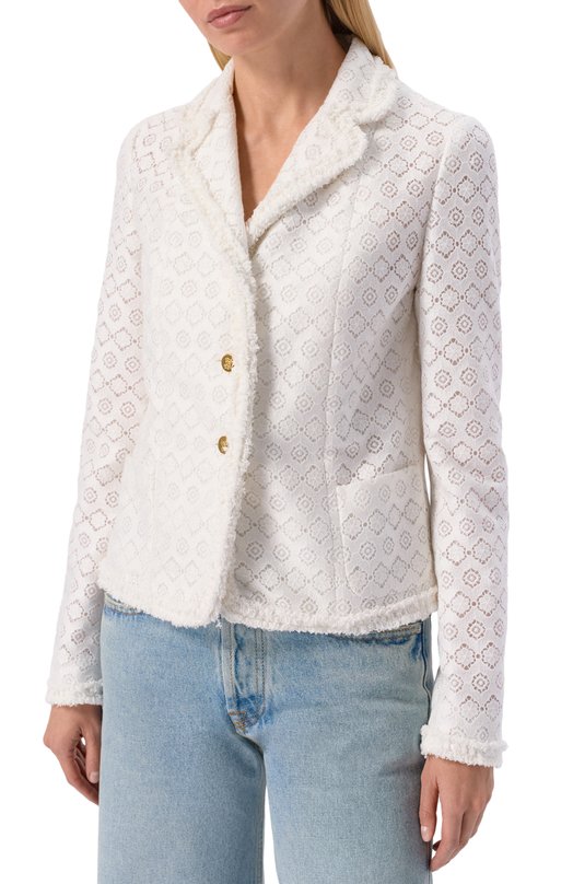 Жакет Giambattista Valli 26SSRVCA6045/20MAC Белый  26SSRVCA6045/20MAC Фото 3