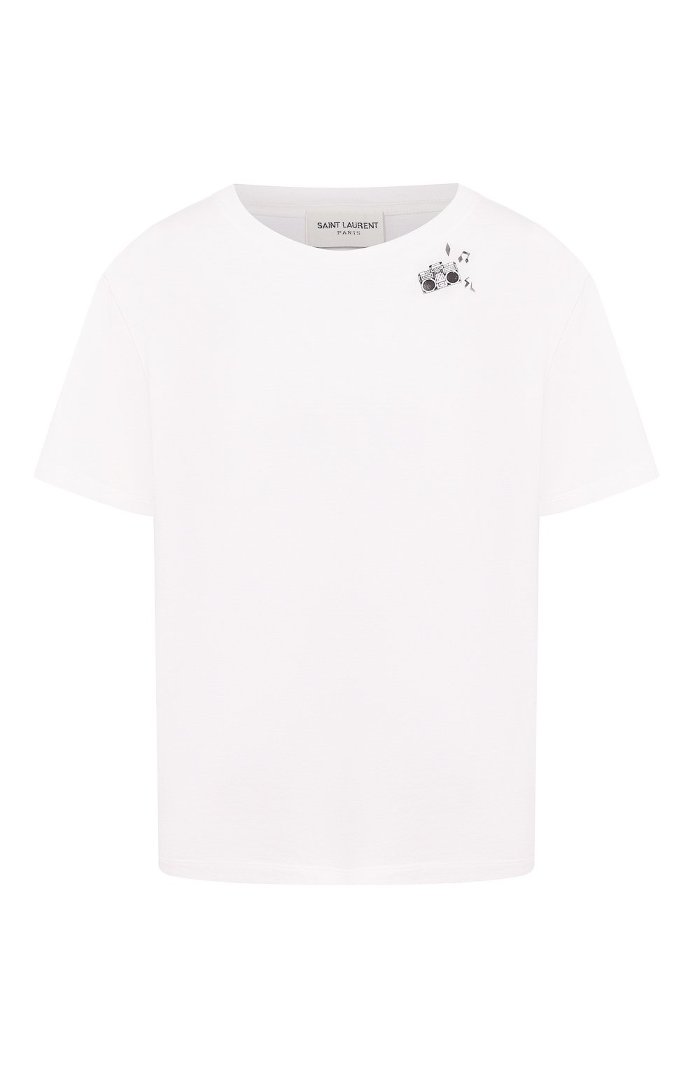 Хлопковая футболка SAINT LAURENT, арт. 579028/YBLL2, фото 1