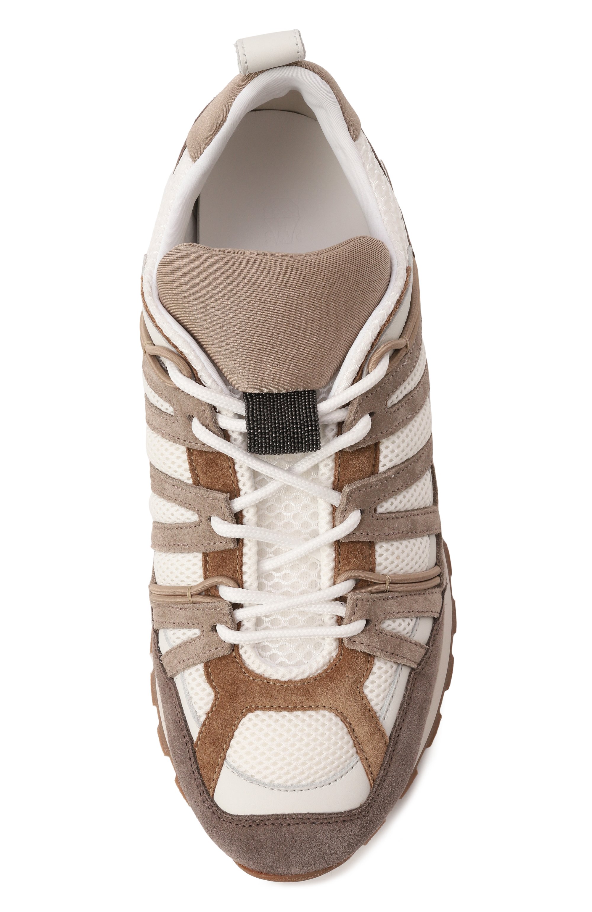 Комбинированные кроссовки BRUNELLO CUCINELLI, арт. MZSFG2902, фото 6