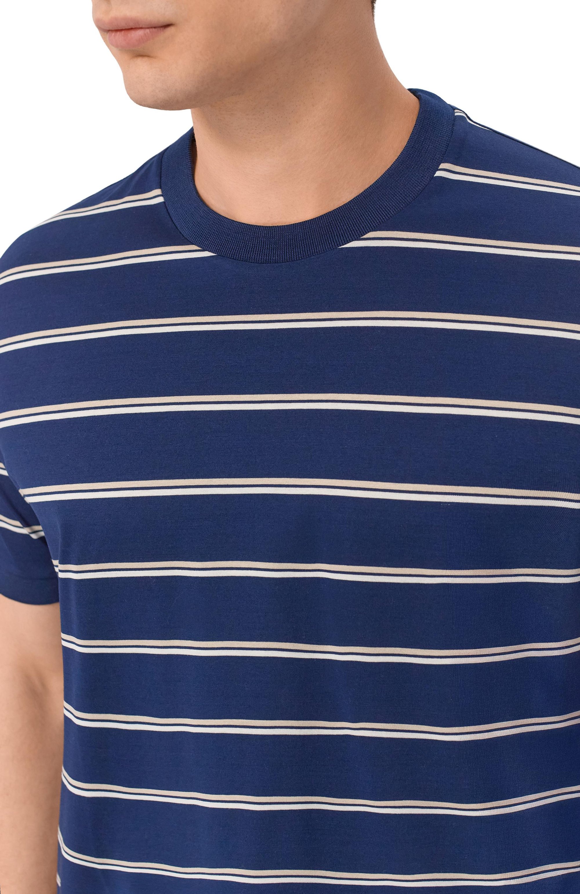 Хлопковая футболка PAUL&SHARK, арт. 26411009_001, фото 5