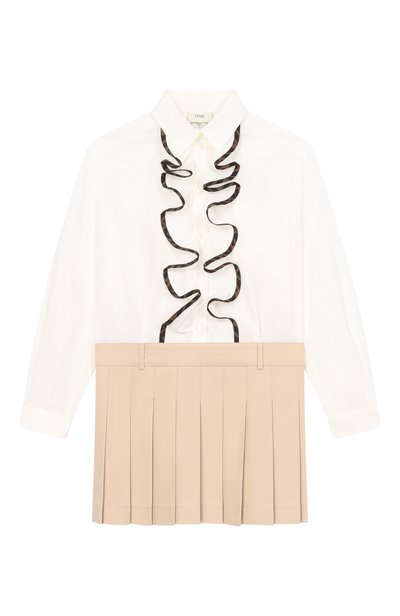 Хлопковое платье FENDI, арт. JFB882/AS5Y/8A-12+