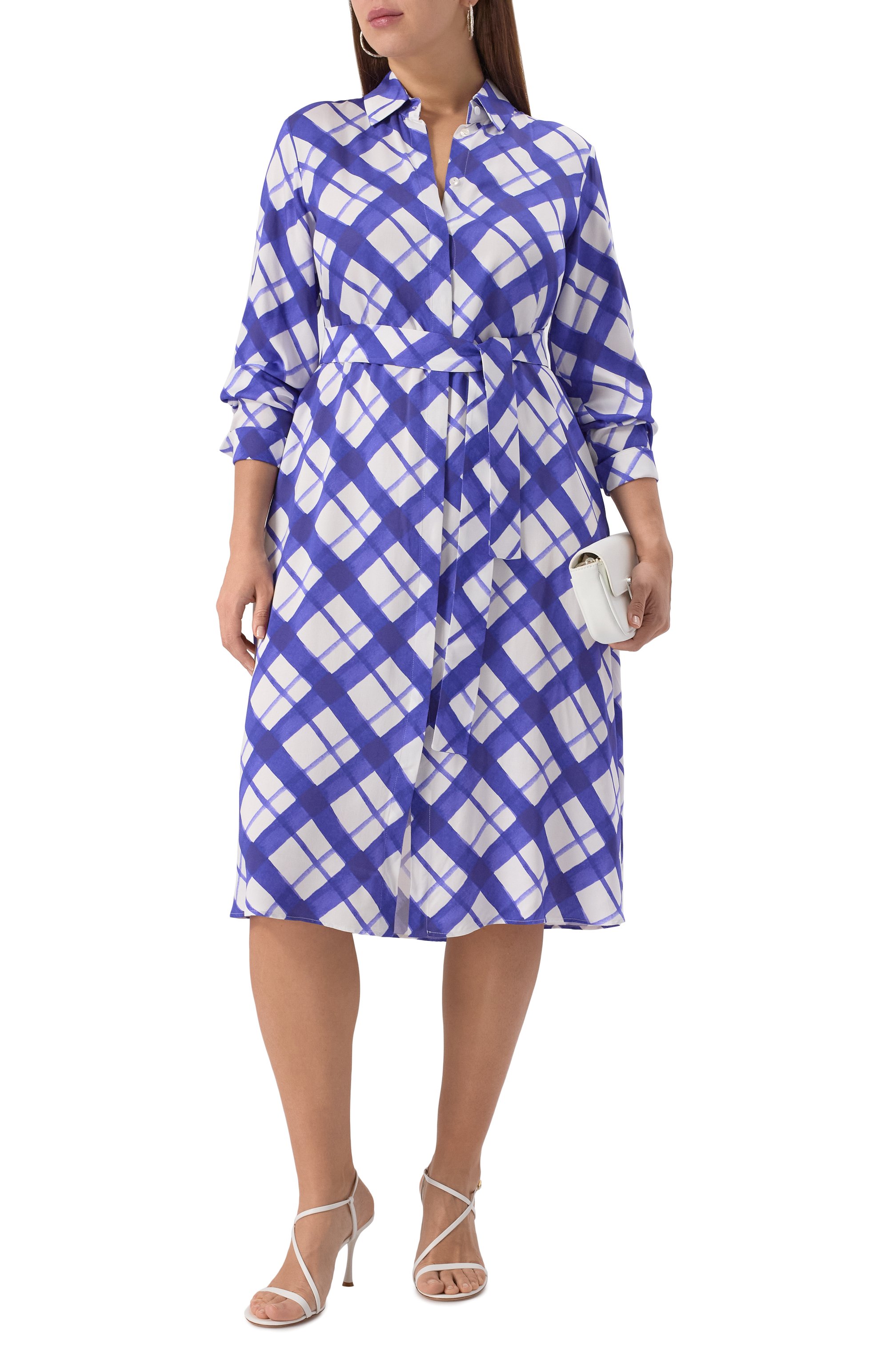 Атласное платье PERSONA BY MARINA RINALDI, арт. LAPP0LE, фото 2