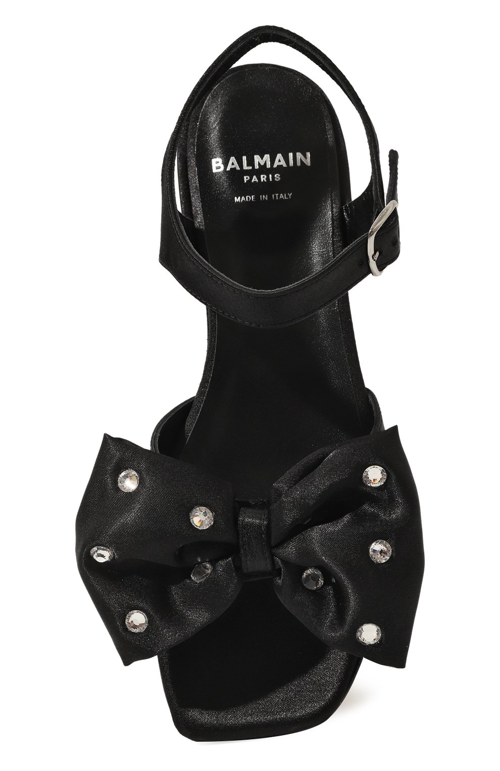 Сандалии BALMAIN черного цвета по цене 33400 руб., арт. BU0A86, фото 4 Сандалии BALMAIN, арт. BU0A86, фото 4